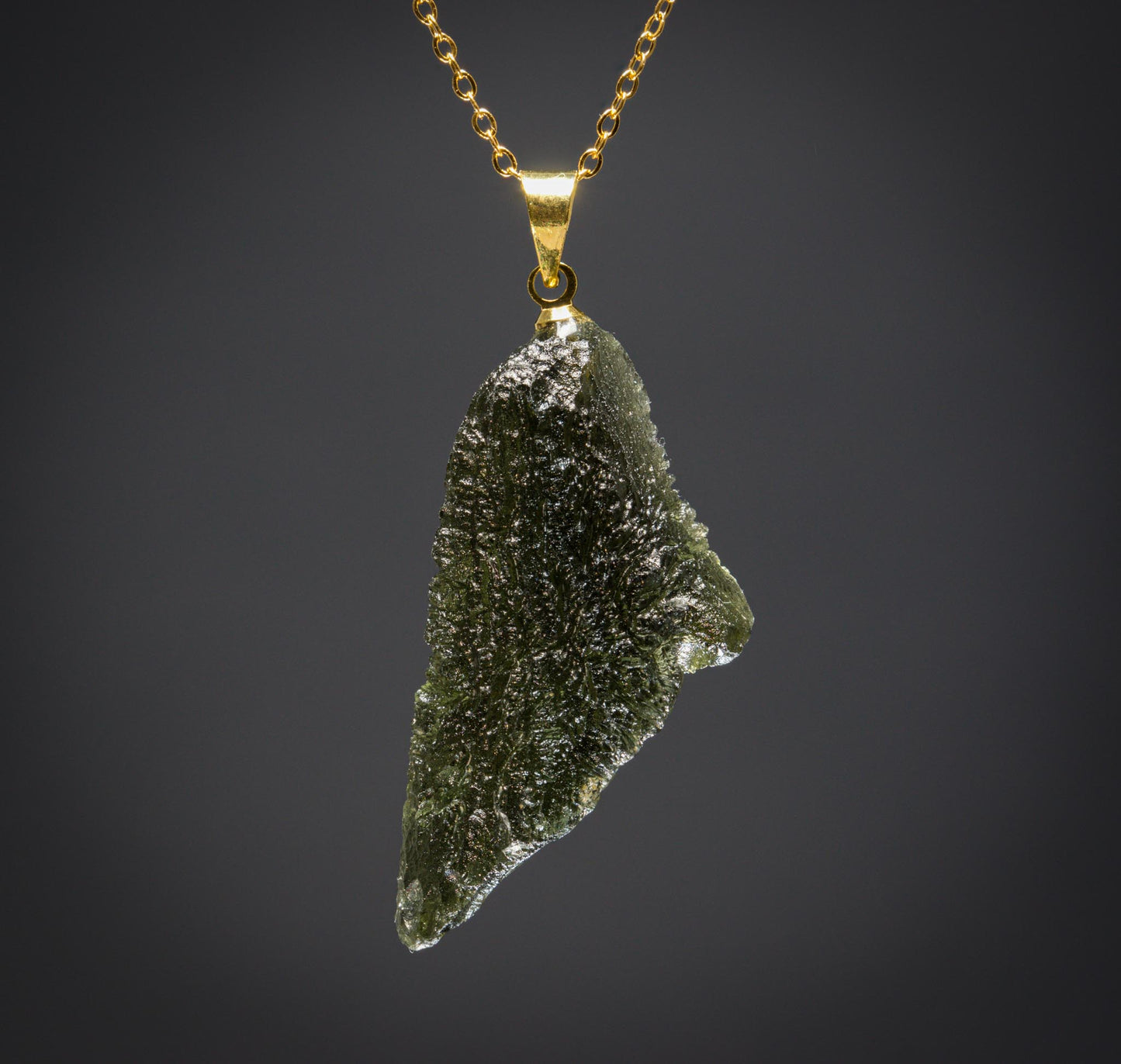 Moldavite Pendant