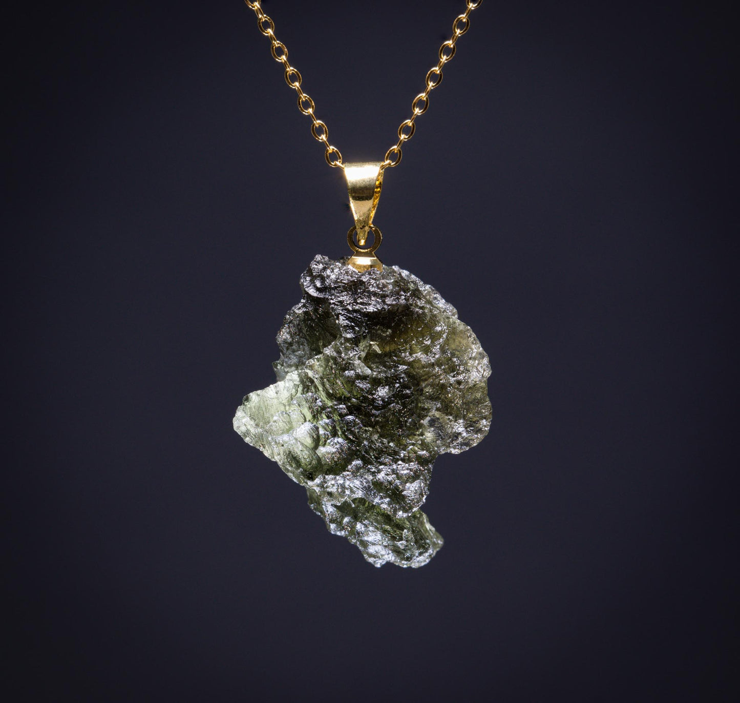 Moldavite Pendant