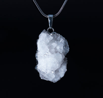 Crystal Quartz Druze Pendant