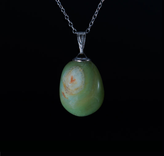 Green Agate Pendant