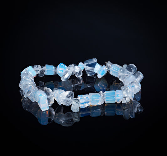 Opalite & Crystal Quartz Bracelet