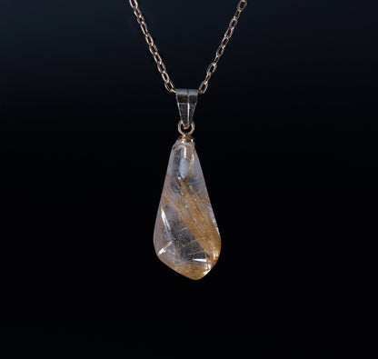 Rutilated Quartz Pendant