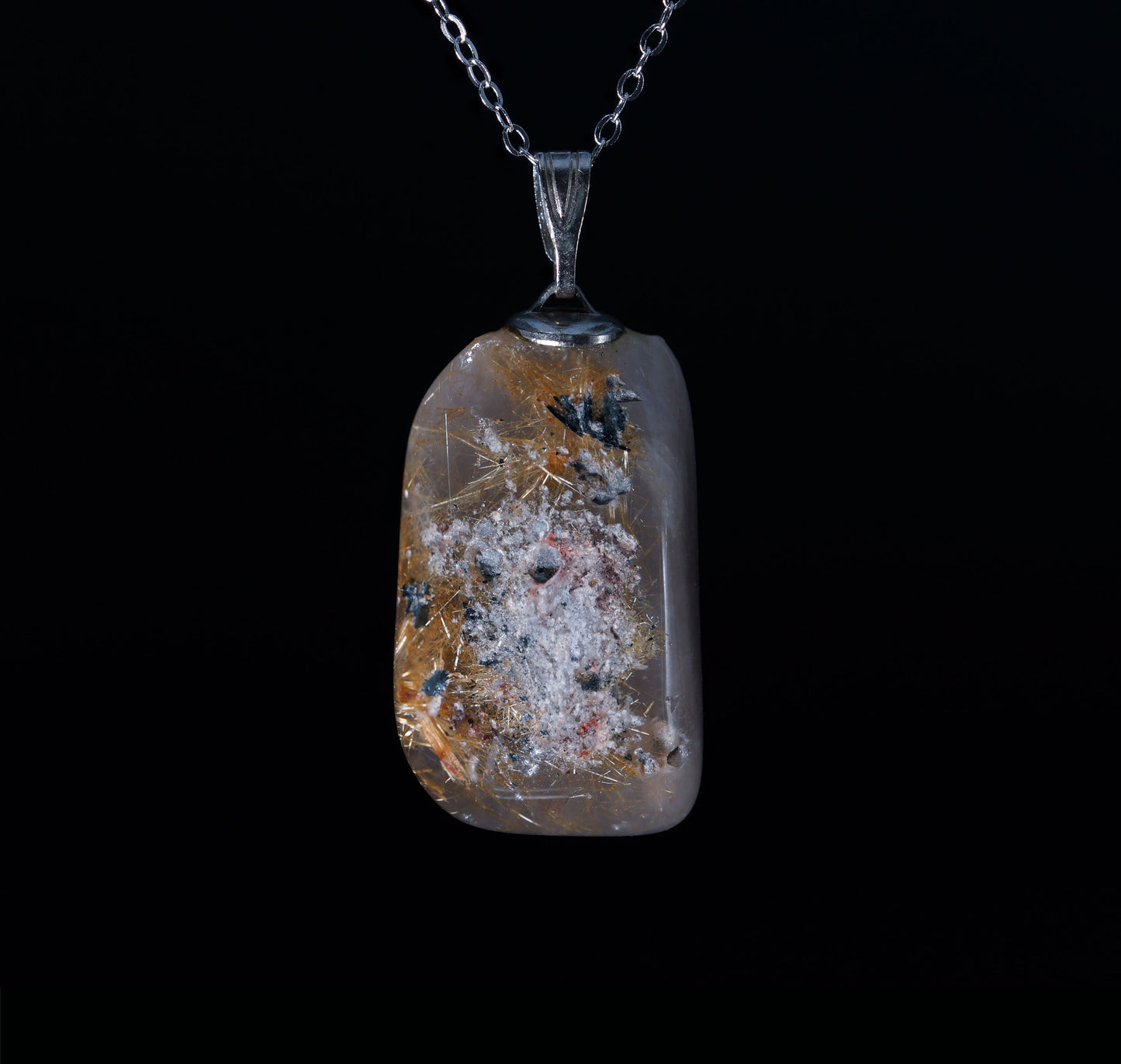 Rutilated Quartz Pendant